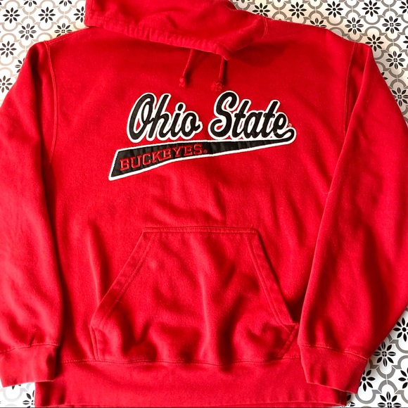 Men’s Ohio State Buckeye Hoodie Sz L - Picture 5 of 7